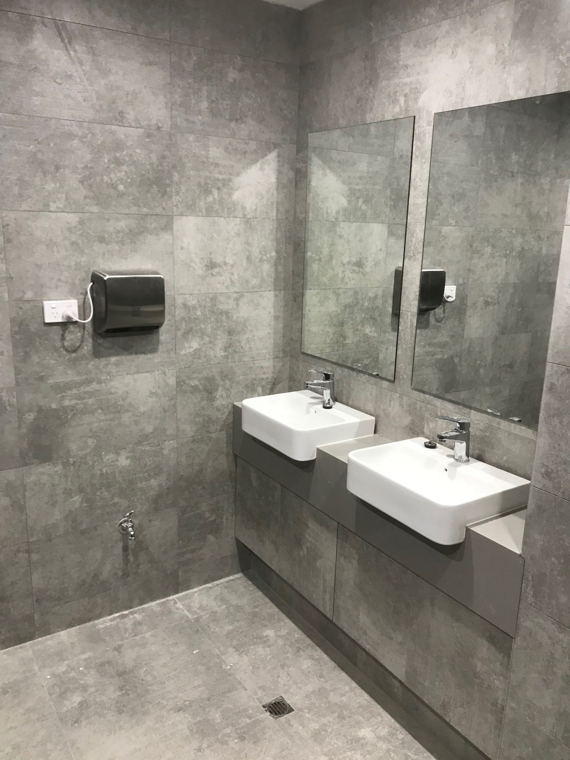 Commercial & Industrial public bathrooms plumbing by Northway Plumbing in Adelaide